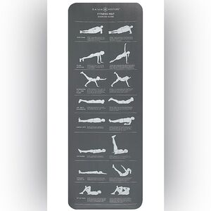 Gaiam Essentials Self-Guided Fitness Mat - 10mm Thick